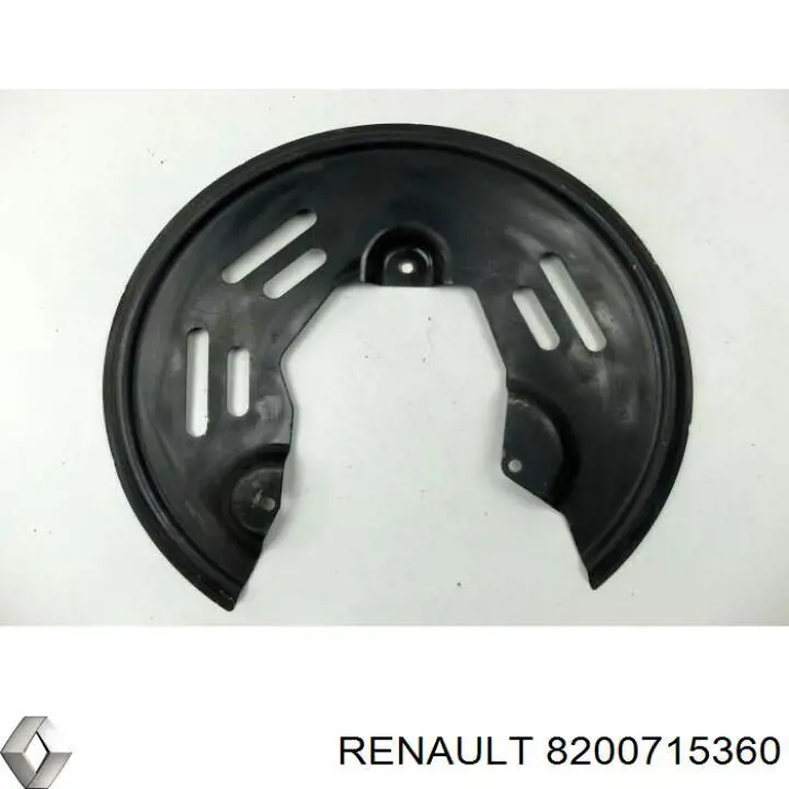 Щиток тормозного диска заднего правый Renault (RVI) 8200715360 цена, от 59.20 USD