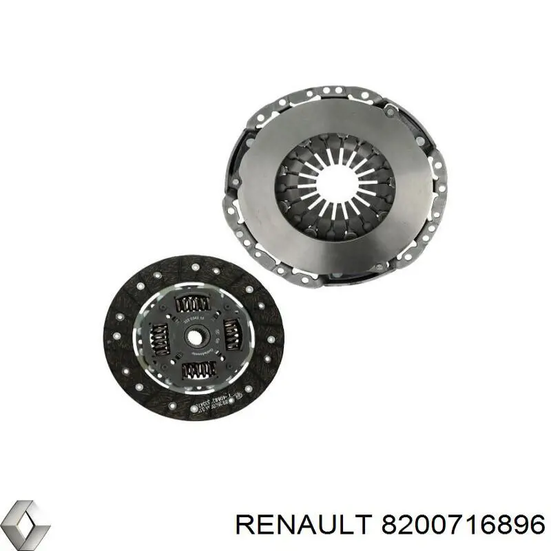 Комплект сцепления (3 части) Renault (RVI) 8200716896 цена, от 28.18 USD