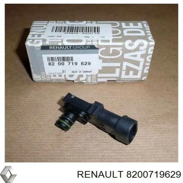 8200719629 Renault (RVI) sensor de pressão no coletor de admissão, map