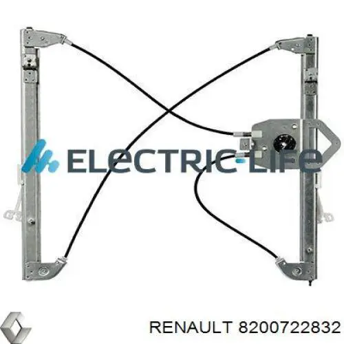 Mecanismo de acionamento de vidro da porta dianteira esquerda Renault (RVI) 8200722832 preço, a partir de 121,96 USD
