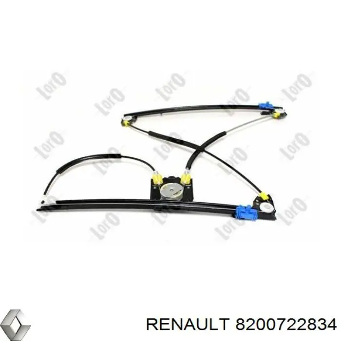 Механизм стеклоподъемника двери передней правой 8200722834 Renault (RVI)