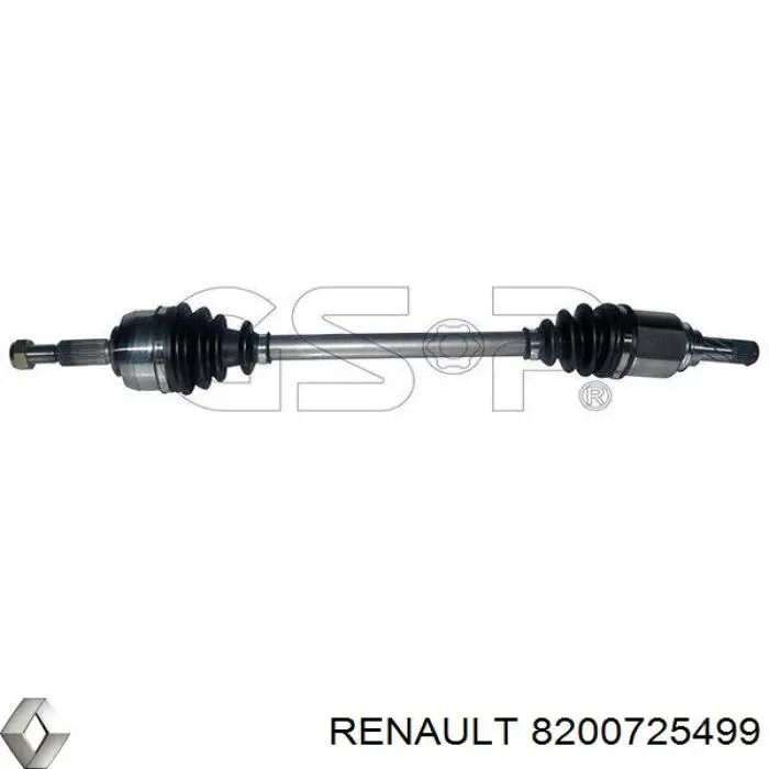 8200725499 Renault (RVI) Полуось передняя левая