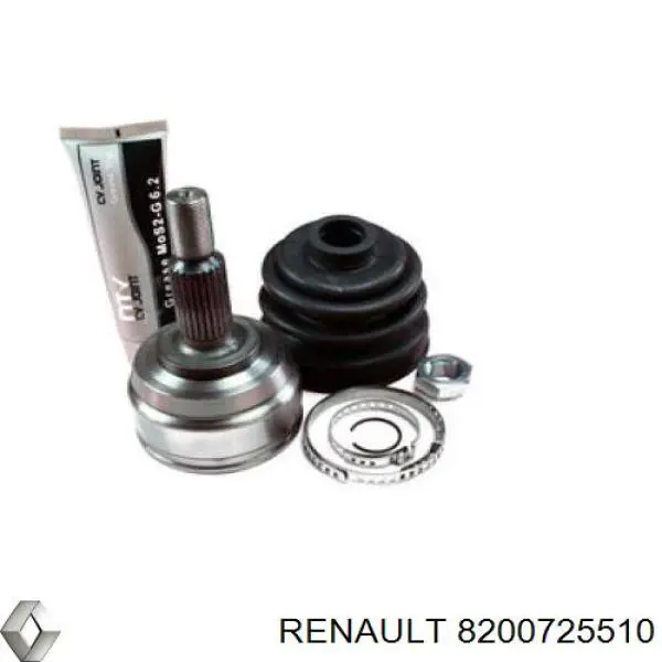 8200725510 Renault (RVI) semieixo (acionador dianteiro esquerdo)