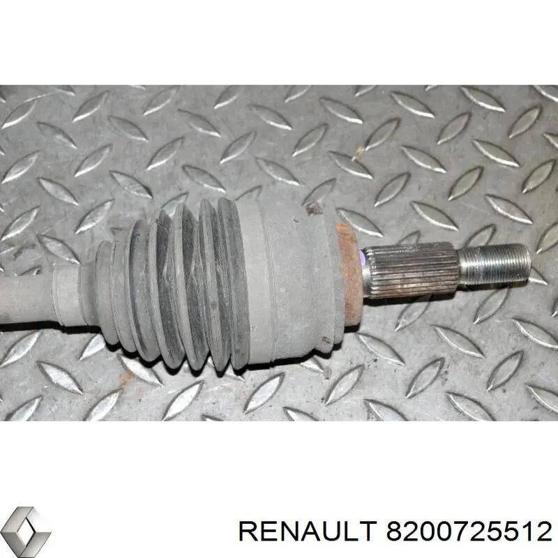 8200725512 Renault (RVI) полуось (привод передняя левая)