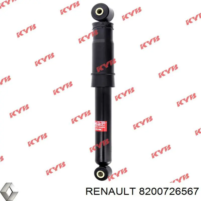 Amortecedor traseiro 8200726567 Renault (RVI)