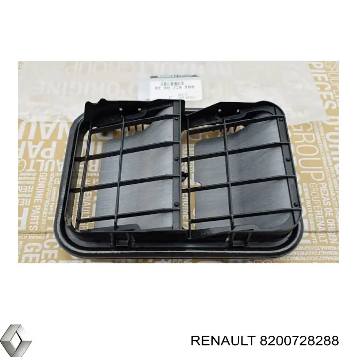 Заглушка, решетка противотуманных фар бампера переднего, правая Renault (RVI) 8200728288 цена, от 34.08 USD