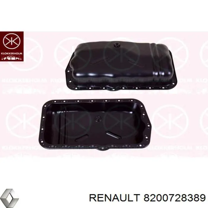 8200728389 Renault (RVI) panela de óleo de cárter do motor