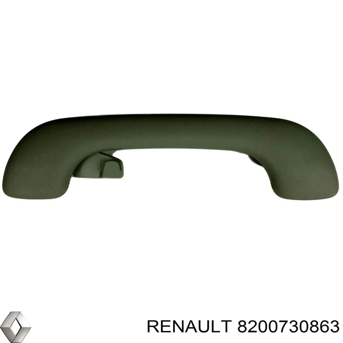 Ручка двери правой, внутренняя, перед/зад Renault (RVI) 8200730863 цена, от 8.87 USD