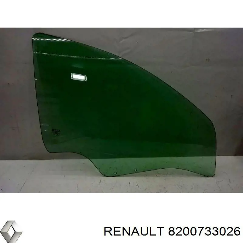 8200733026 Renault (RVI) Стекло передней двери, правой