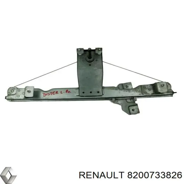 Механизм стеклоподъемника двери передней левой 8200733826 Renault (RVI)