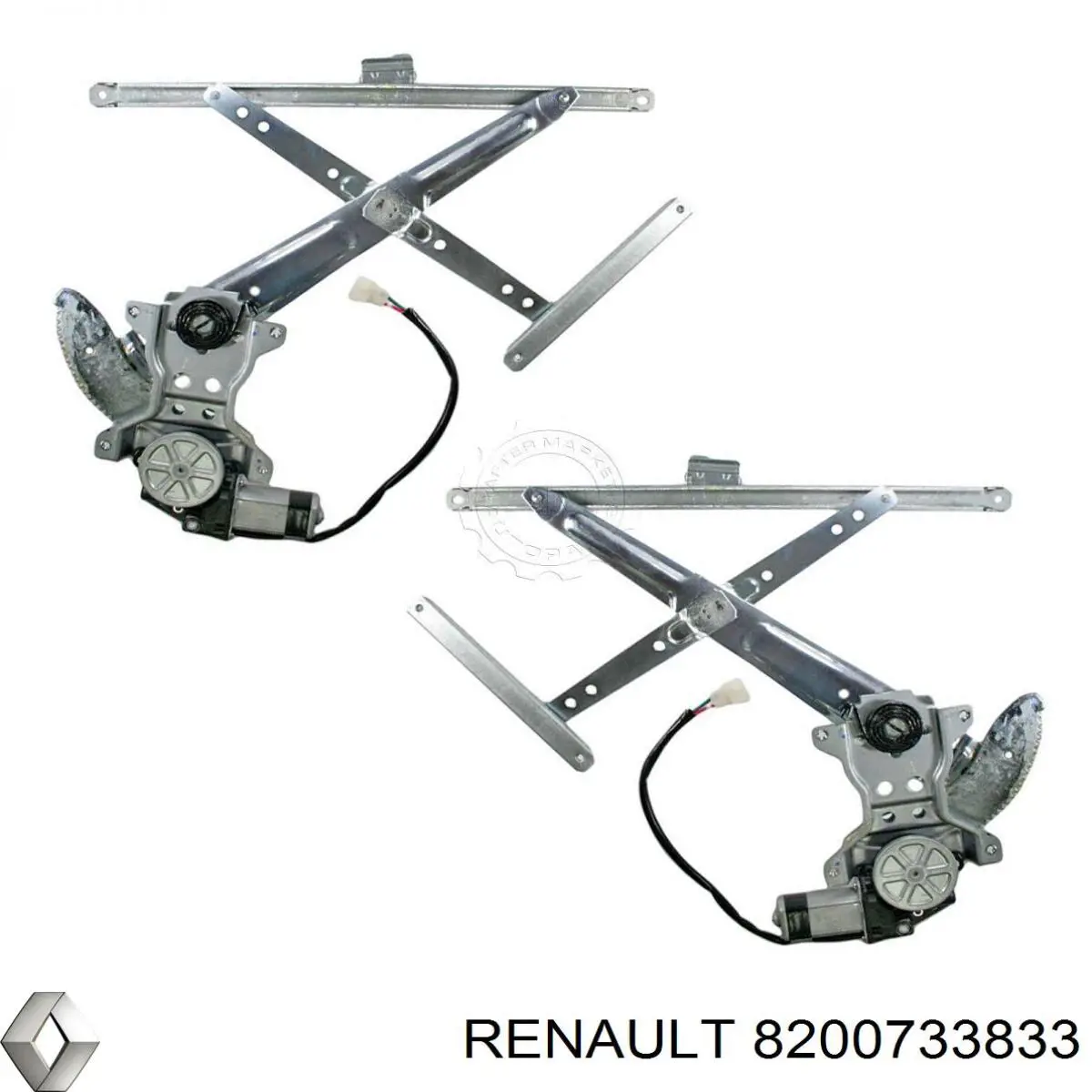 Механизм стеклоподъемника двери задней левой 8200733833 Renault (RVI)