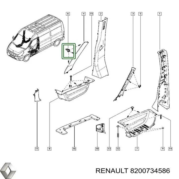 8200734586 Renault (RVI) 