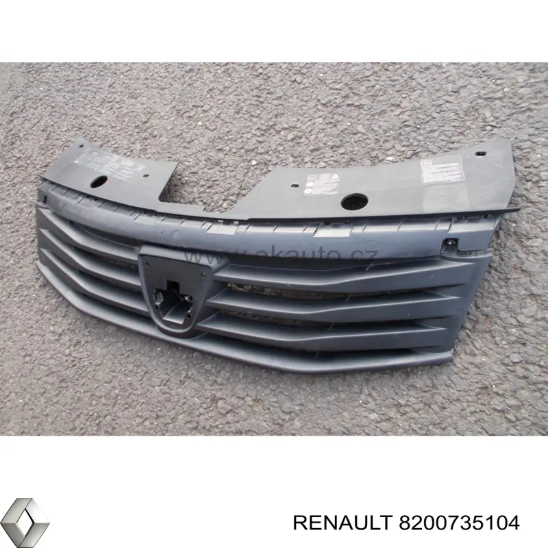 8200735104 Renault (RVI) grelha do radiador