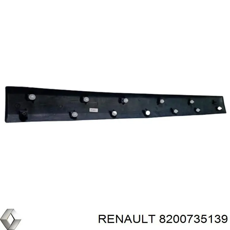 801869472R Renault (RVI) moldura da porta dianteira direita