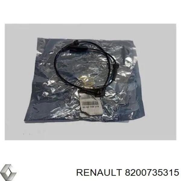 Sensor ABS traseiro 8200735315 Renault (RVI)