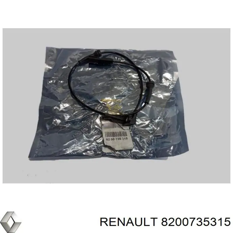8200735315 Renault (RVI) Sensor ABS traseiro