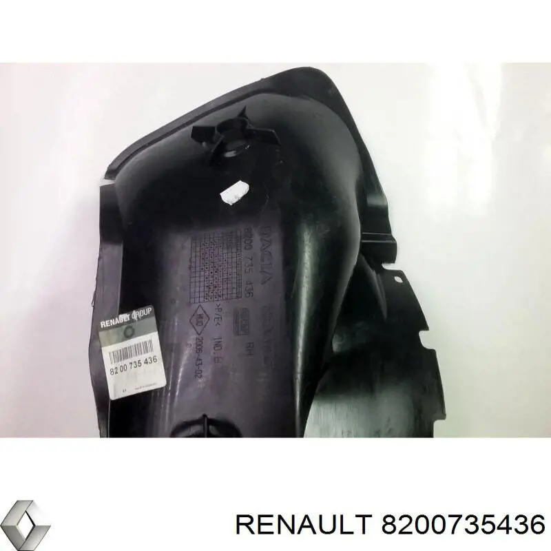 Купить 8200735436 Renault (RVI) Подкрылок задний правый