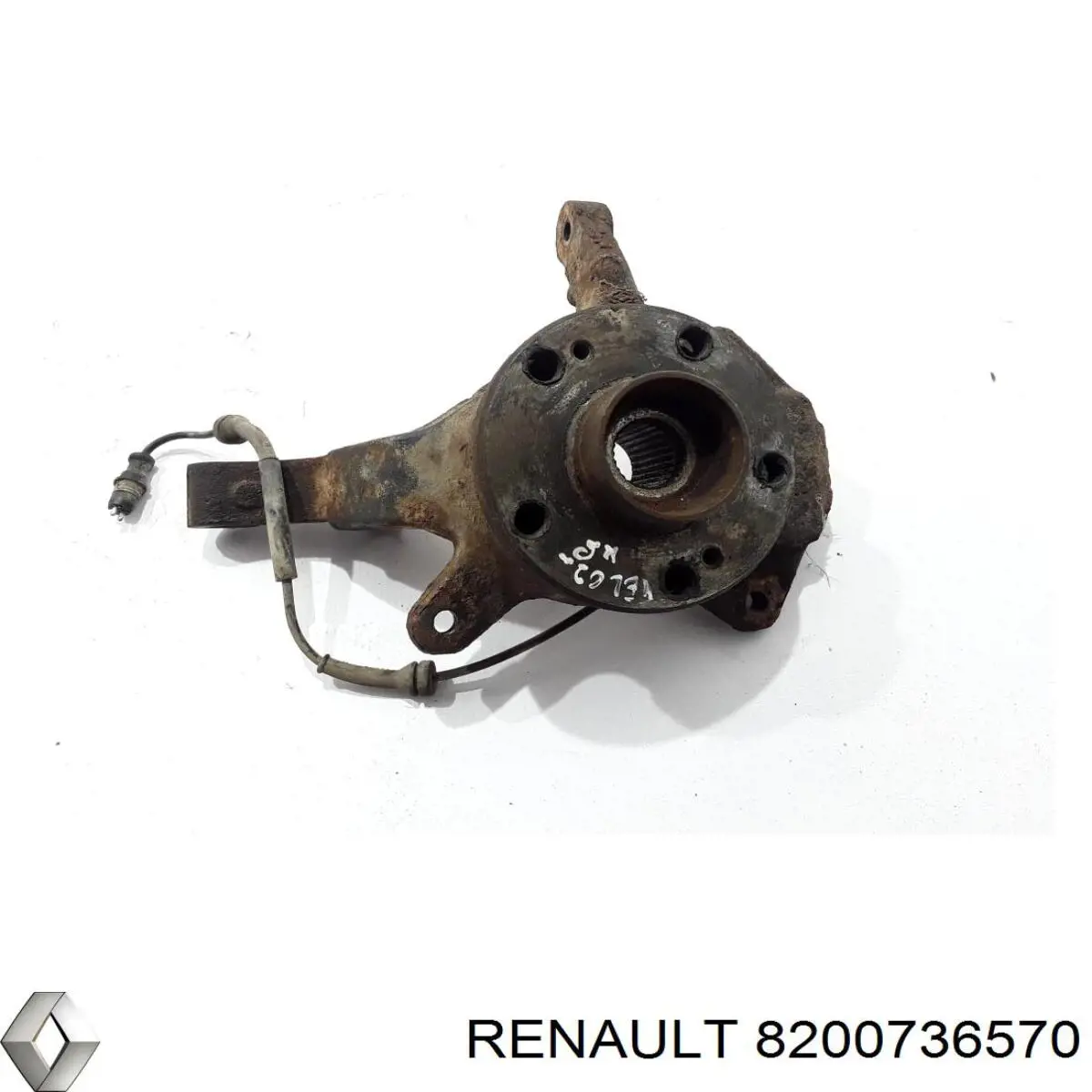 Цапфа (поворотный кулак) передний левый Renault (RVI) 8200736570 цена, от 76.02 USD
