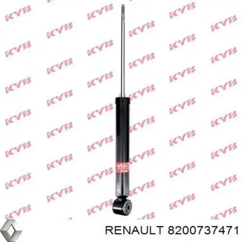 8200737471 Renault (RVI) amortecedor traseiro