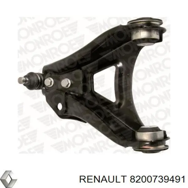 Рычаг передней подвески нижний левый 8200739491 Renault (RVI)