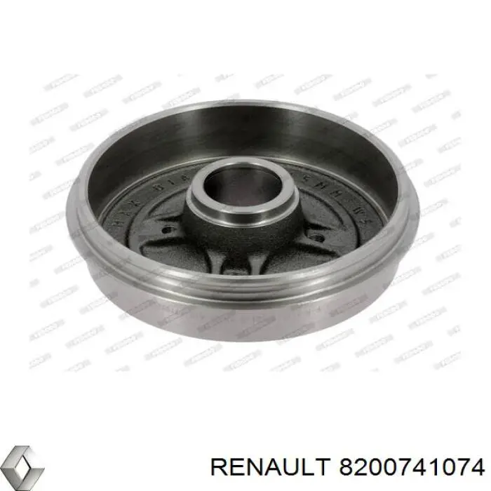 Купить 8200741074 Renault (RVI) Тормозной барабан