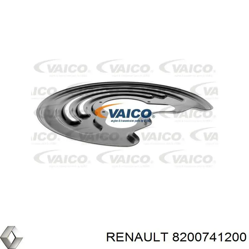Щиток тормозного диска заднего левый Renault (RVI) 8200741200 цена, от 15.82 USD