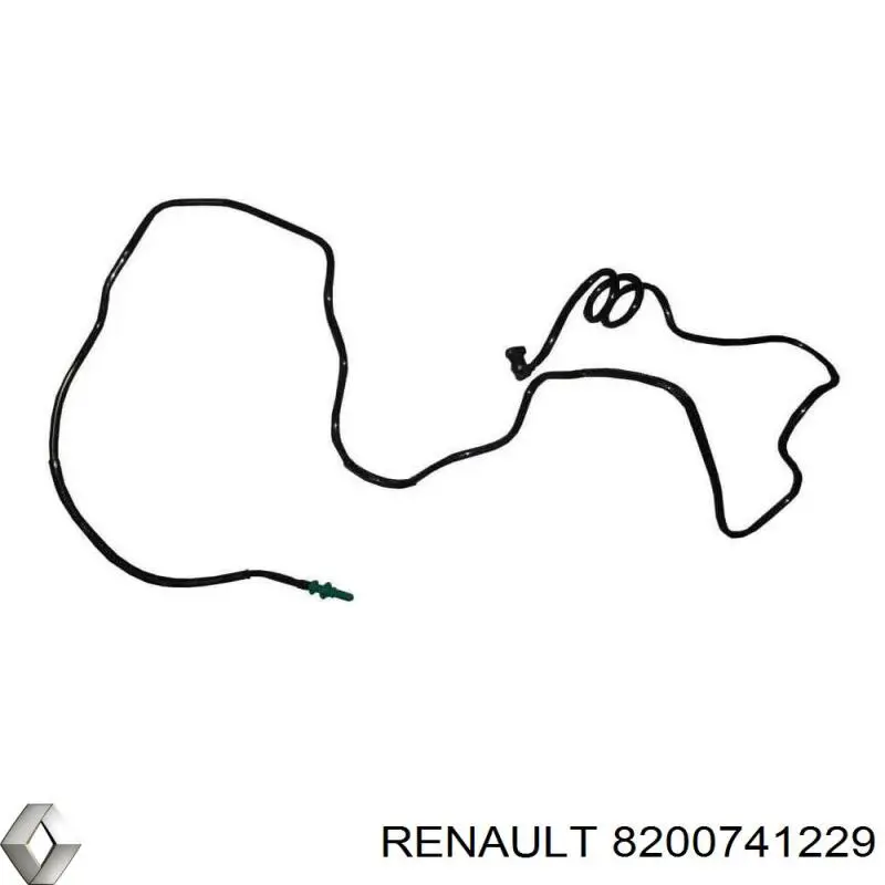 Трубка топливная, от фильтра к топливной рейке Renault (RVI) 8200741229 цена, от 58.02 USD