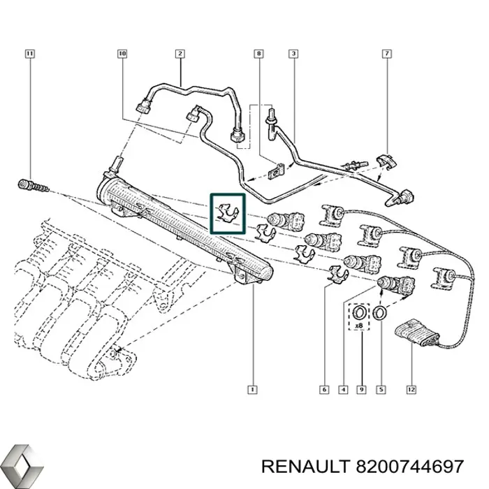 8200744697 Renault (RVI) 
