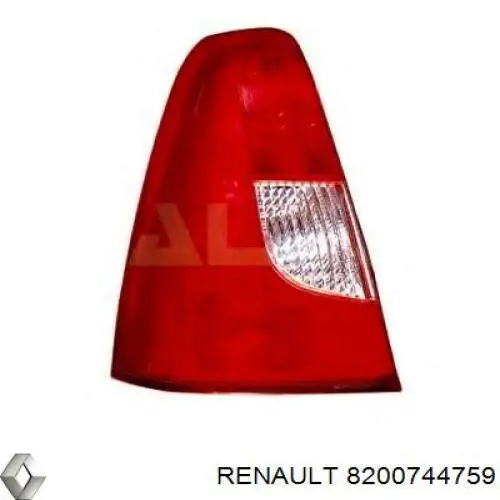 Купить 8200744759 Renault (RVI) Задняя правая фара
