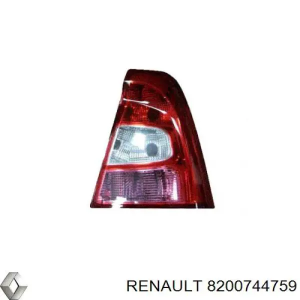 Фонарь задний правый Renault (RVI) 8200744759 цена, от 27.05 USD
