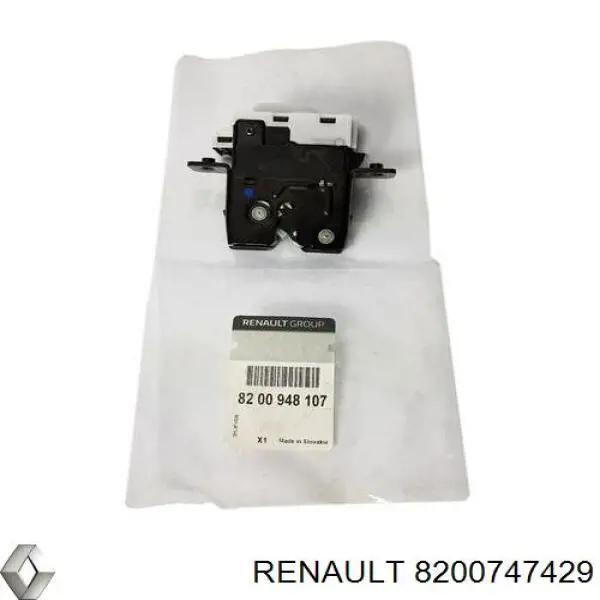 8200747429 Renault (RVI) fecho de tampa de porta-malas (de 3ª/5ª porta traseira)