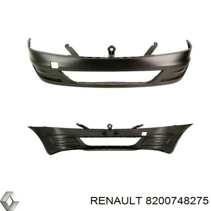 Бампер передний Renault (RVI) 8200748275