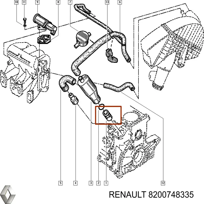 8200748335 Renault (RVI) 