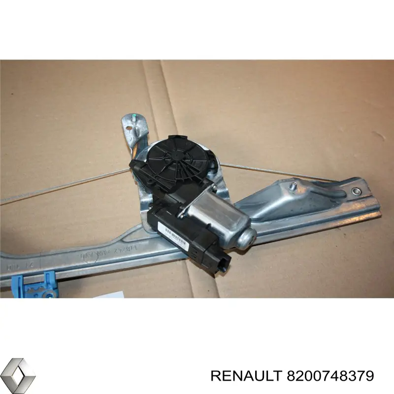 8200748379 Renault (RVI) mecanismo de acionamento de vidro da porta dianteira direita