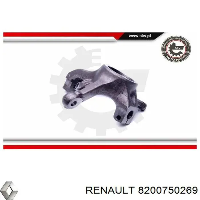 Цапфа передняя правая 8200750269 Renault (RVI)