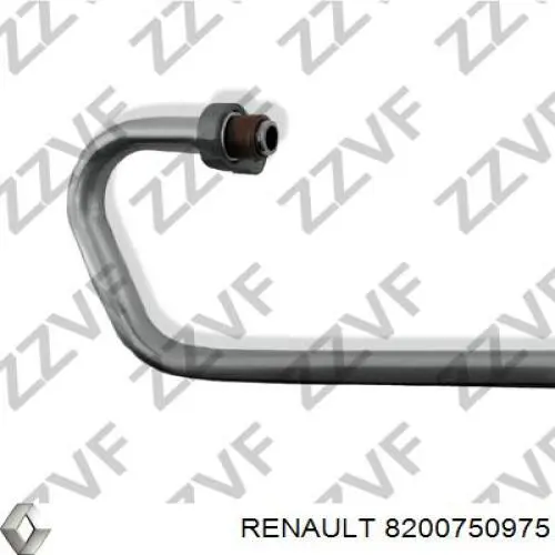Купить 8200750975 Renault (RVI) Шланг кондиционера, от компрессора к радиатору