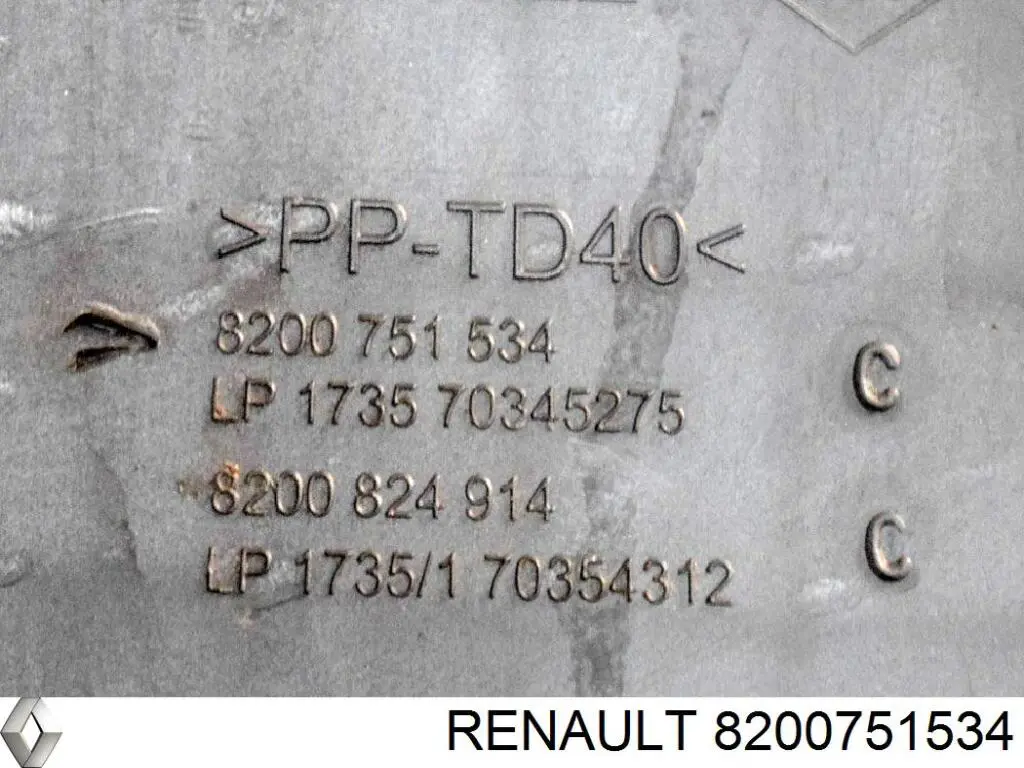Корпус фильтра 8200751534 Renault (RVI)
