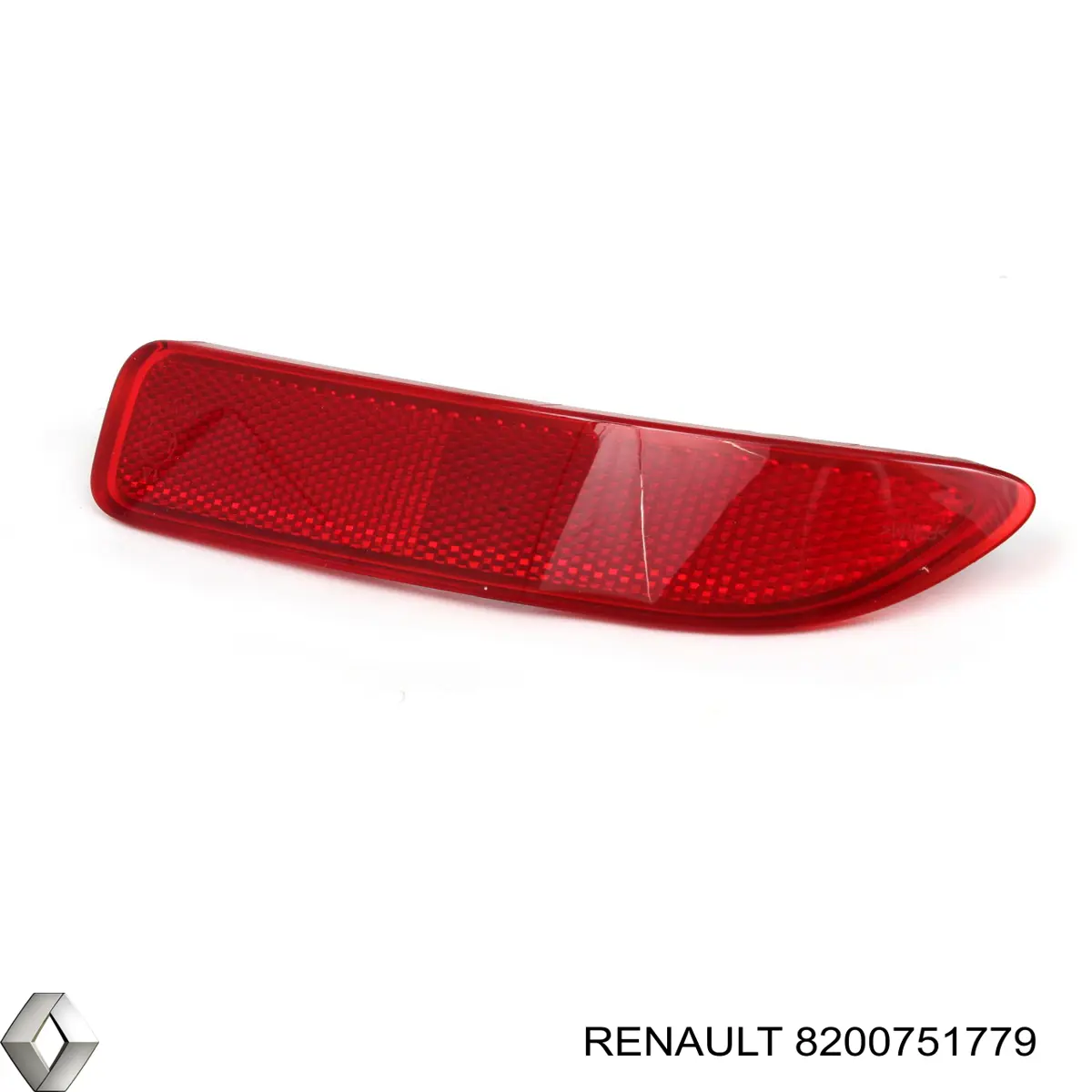 8200751779 Renault (RVI) retrorrefletor (refletor do pára-choque traseiro esquerdo)