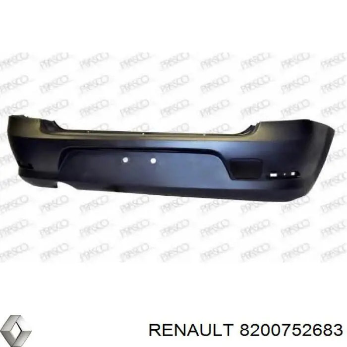 Купить 8200752683 Renault (RVI) Задний бампер