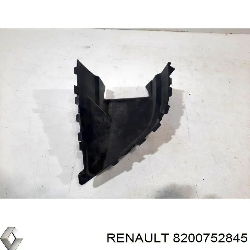 8200752845 Renault (RVI) defletor direito do pára-choque dianteiro