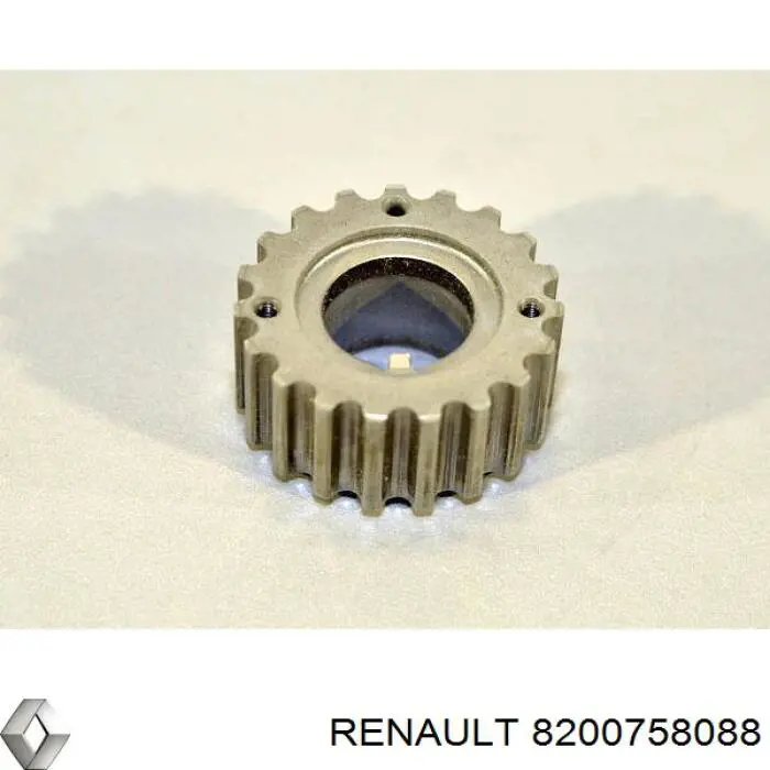 8200758088 Renault (RVI) Engrenagem de cadeia da roda dentada de acionamento de cambota de motor
