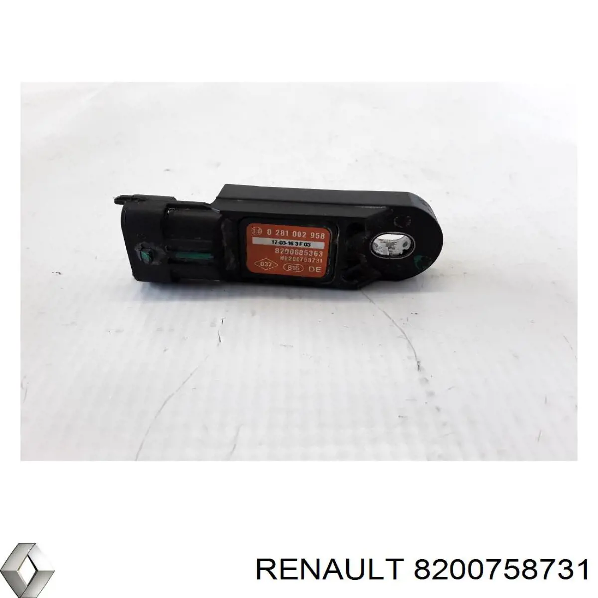 Датчик абсолютного давления 8200758731 Renault (RVI)