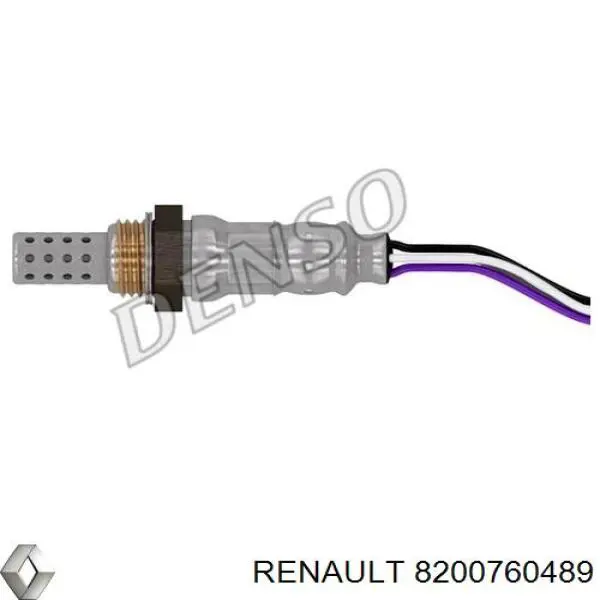 8200760489 Renault (RVI) лямбда-зонд, датчик кислорода после катализатора