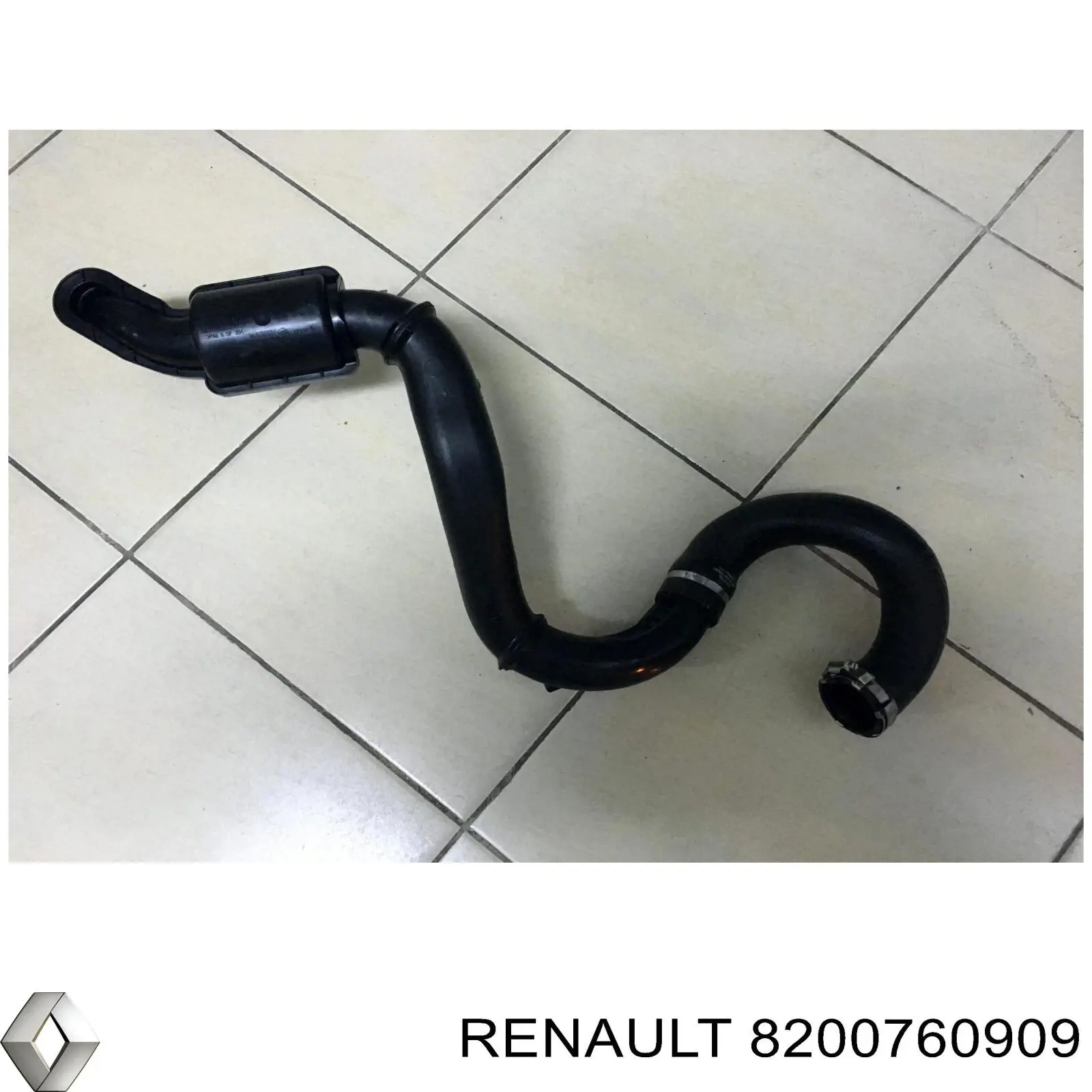 Шланг/патрубок интеркуллера Renault (RVI) 8200760909 цена, от 58.43 USD