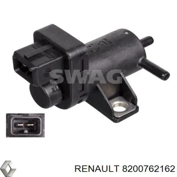 8200762162 Renault (RVI) Клапан соленоид регулирования заслонки EGR