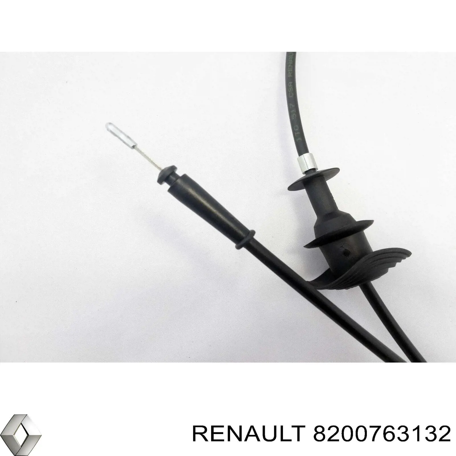 Трос открывания капота Renault (RVI) 8200763132 цена, от 25.34 USD