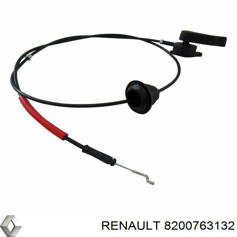 Трос открывания капота 8200763132 Renault (RVI)