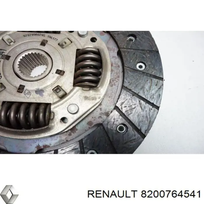 Купить 8200764541 Renault (RVI) Комплект сцепления (диск, корзина, подшипник)
