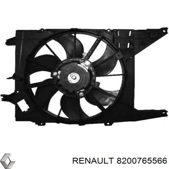 Диффузор радиатора охлаждения в сборе с мотором и крыльчаткой Renault (RVI) 8200765566 цена, от 50.68 USD