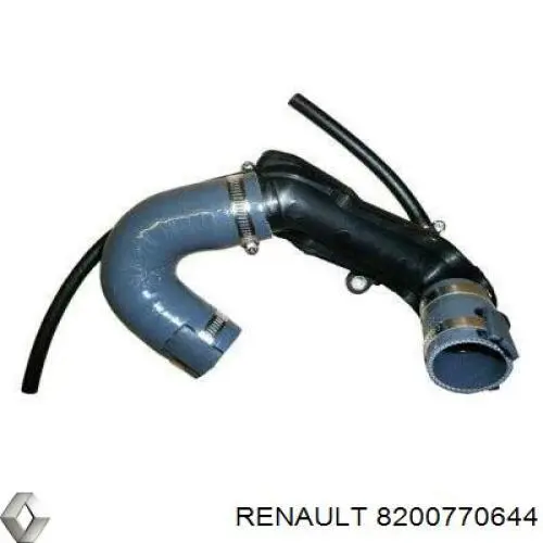 Патрубок воздушный, выход из турбины/компрессора (наддув) Renault (RVI) 8200770644 цена, от 19.44 USD